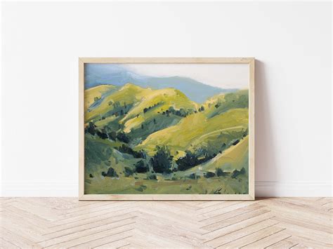 Printable Valley Oil Painting Landscape Painting Mountain - Etsy