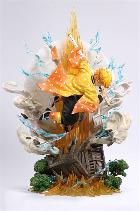 JUL229169 - DEMON SLAYER ZENITSU THUNDER BREATHING LIGHT UP STATUE ...