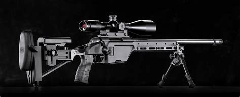 Black and gray rifle with scope, gun, sniper rifle, rifles, Bolt action ...