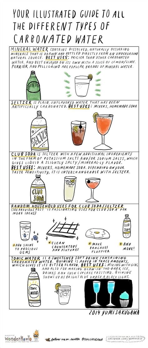 Your Illustrated Guide to Different Types of Carbonated Water « The ...