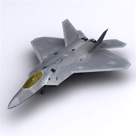 F 22 Raptor 3d Model