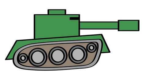 Simple Tank Clipart