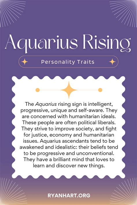 Aquarius Rising Sign and Ascendant Personality Traits | Ryan Hart