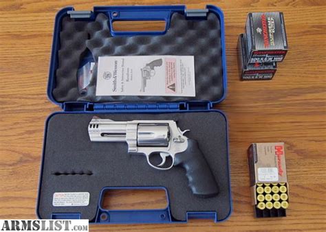 ARMSLIST - For Sale/Trade: S&W 500 MAGNUM REVOLVER + AMMO