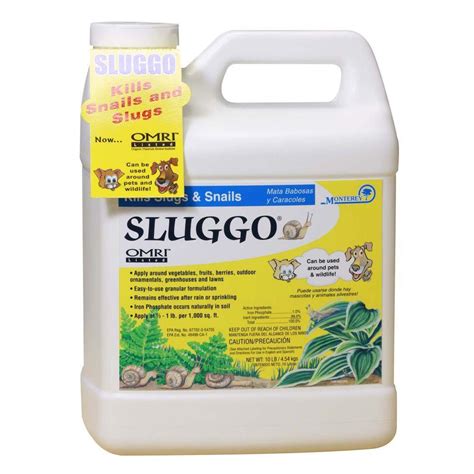 10 lb. Sluggo Snail and Slug Control-LG6555 - The Home Depot