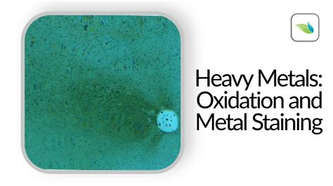 Heavy Metals: Oxidation and Metal Staining (2022)