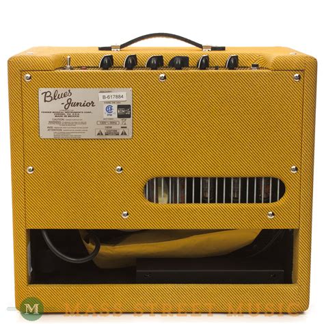 Fender Blues Junior Lacquered Tweed 1x12 Combo Tube Amp | Mass Street ...