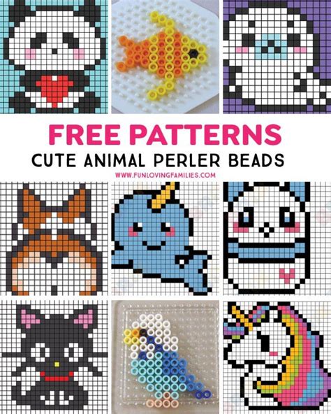 60+ Free Perler Bead Patterns and Craft Ideas - Fun Loving Families ...