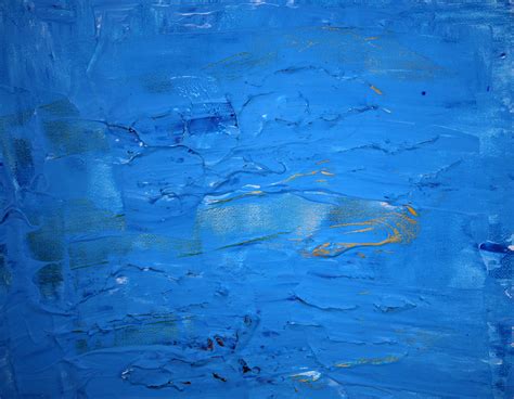 Blue Abstract Painting · Free Stock Photo