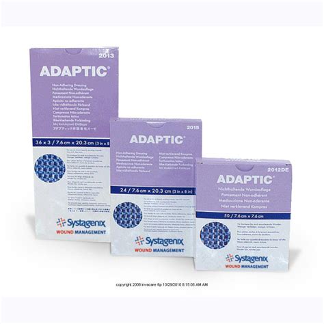 ADAPTIC DRESSING NON ADH 3X8 24/BX – Medical Supply USA