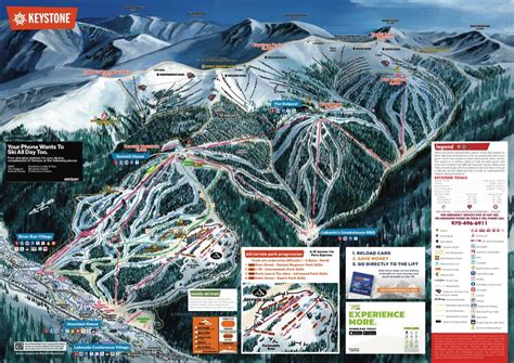 Colorado Ski Maps | Keystone Resort Trail Map