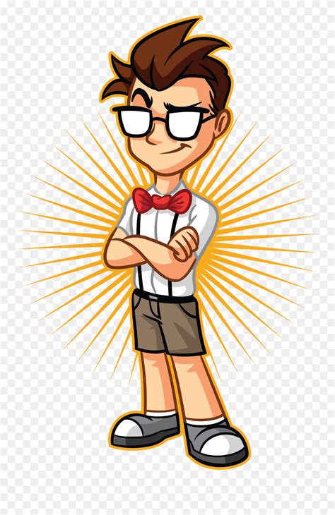 Cartoon Geek Nerd Clipart (#5703001) - PinClipart