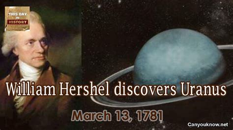 William Herschel Uranus Discovery