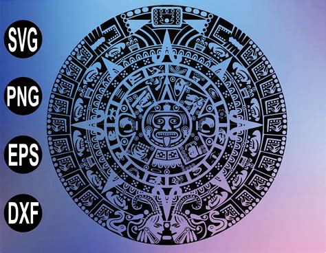 Aztec Calendar Svg - Printable Calendar 2023