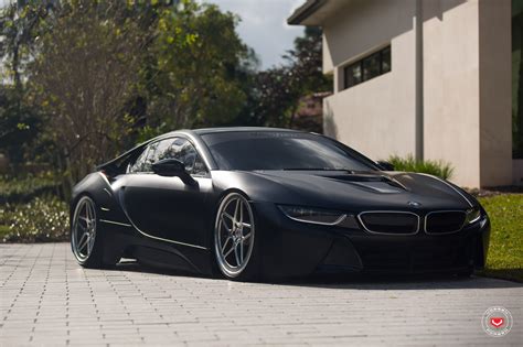 Black Bmw I8 Rear - Matte Black BMW i8 Gets EDC Wheels - My Car Portal ...