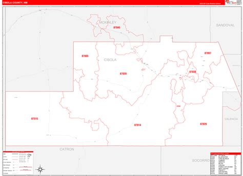 Map Books of Cibola County New Mexico - marketmaps.com