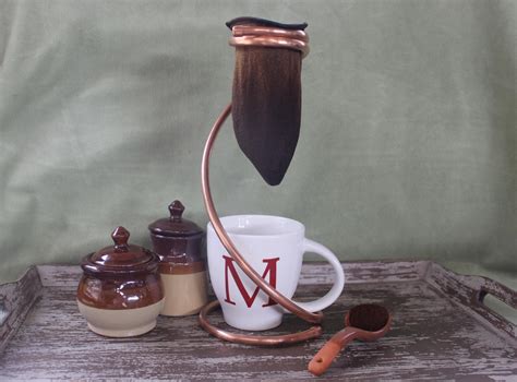 Coffee Sock Drip Stand-Curved by MajorMyk2014 on Etsy