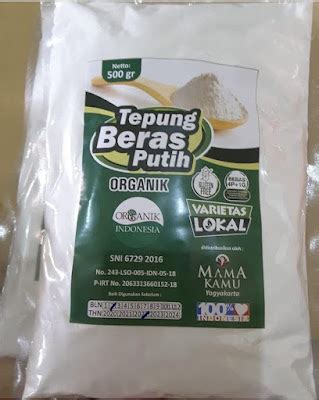 SNACK AUTISME for SPECIAL DIET: TEPUNG BERAS PUTIH ORGANIK