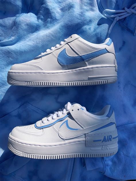 Baby Blue Shadow Custom Air Force 1's (AF1s)