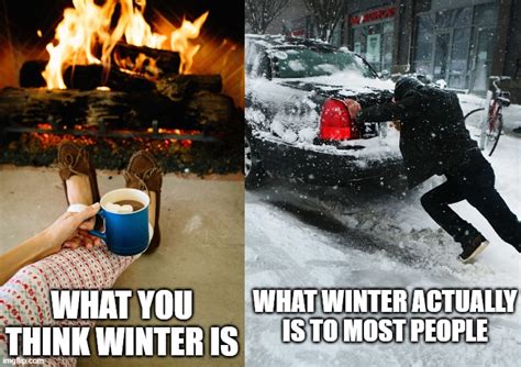 The Funniest Snow Memes to Get You Through Winter - Lola Lambchops