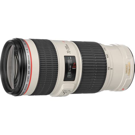 Canon EF 70-200mm f/4L IS USM Lens 1258B002 B&H Photo Video