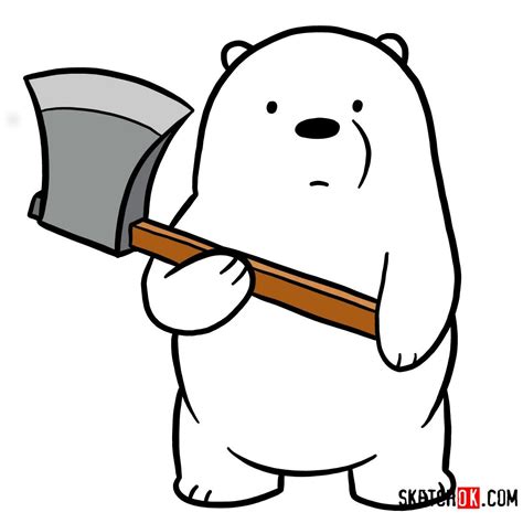 How to Draw Ice Bear and His Axe: Capturing Calm and Power