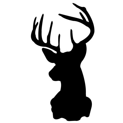 Deer Antler Stencil - ClipArt Best