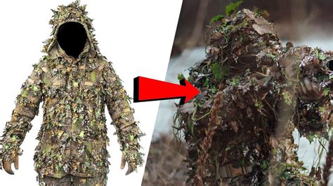 How to craft a Ghillie Suit - YouTube