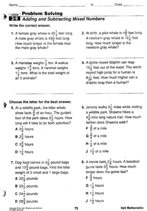 Awesome Integer Word Problems Printable Worksheet — db-excel.com