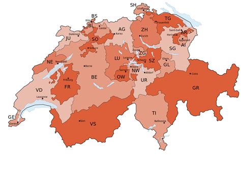 Géographie de la Suisse - Géographie humaine