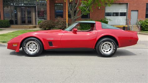 Red 1982 Chevrolet Corvette