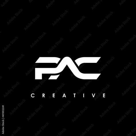 PAC Letter Initial Logo Design Template Vector Illustration Stock ...