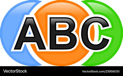 Letter abc logo design template elements Vector Image