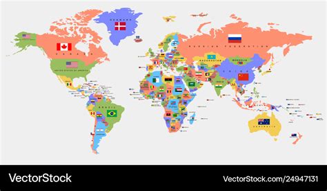 World Map Colored Countries – Get Map Update