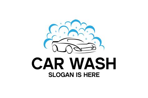 Car Wash Logo Designs Graphic by fat_69 · Creative Fabrica