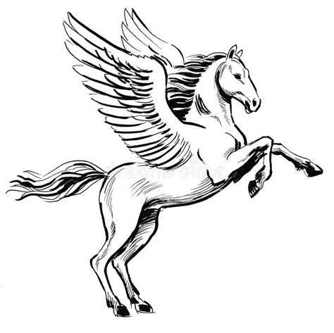 Pegasus Drawing Stock Illustrations – 4,070 Pegasus Drawing Stock ...