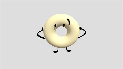 Donut (BFB) - Download Free 3D model by Jordan (@jordan.notawesome ...