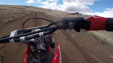 New 2020 Honda CRF250F trail riding on muddy terrain (got a little lost ...