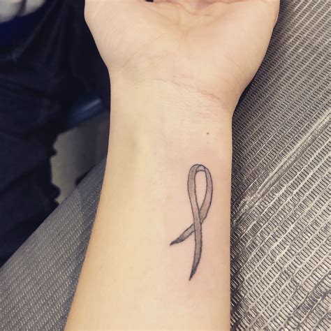 Cancer Ribbon Tattoo Ideas