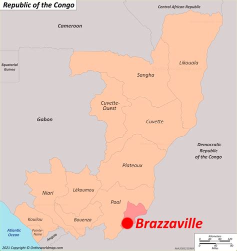 Brazzaville Map | Republic of the Congo | Detailed Maps of Brazzaville