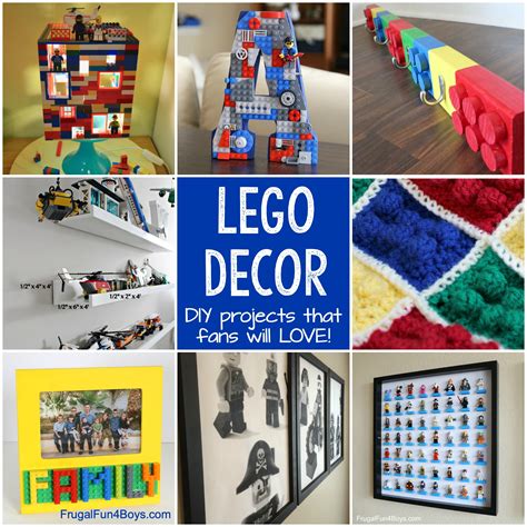 Awesome DIY LEGO Crafts and Room Decor Projects - Frugal Fun For Boys ...