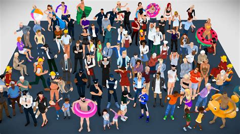 MMD 100 Mega Pack LowPoly People Characters by yoshxxmmd on DeviantArt