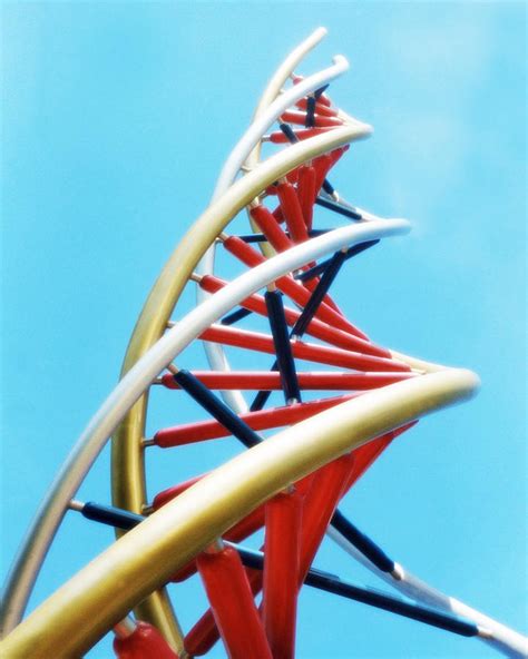 Dna Sculpture Photograph by Victor Habbick Visions - Fine Art America