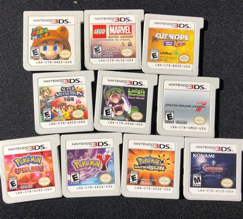 Nintendo 3DS Games (Pokemon, Mario, Marvel, Castlevania & More ...