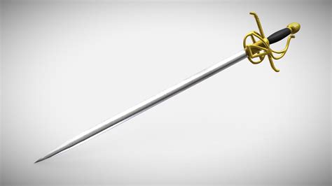 Fancy Rapier - Download Free 3D model by CaptainHC [b94005c] - Sketchfab