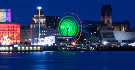 The Pier Head village at night : r/Liverpool