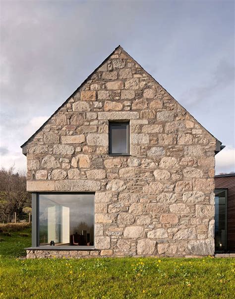 Derelict Stone Buildings Restored And Contemporized Into A Scottish ...