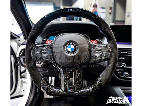 JBCustoms - BMW G-Series Carbon Fiber Forged Steering Wheel / LED ...