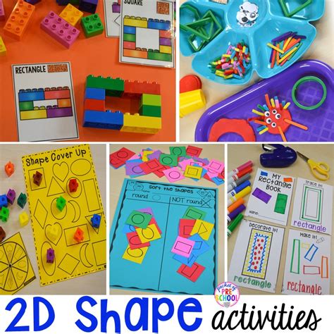 2D Shape Activities for Preschool, Pre-K, and Kindergarten - Pocket of ...