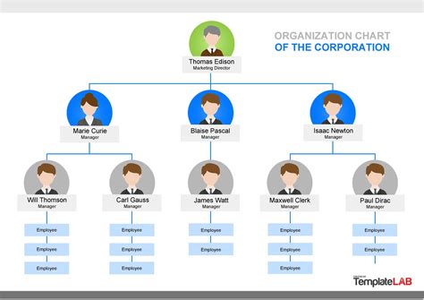 41 Organizational Chart Templates (Word, Excel, PowerPoint, PSD)